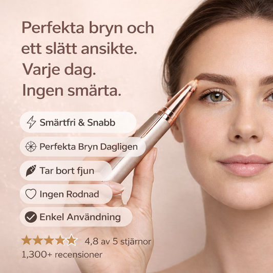NOVA Skin┃2-i-1 trimmer för bryn och ansikte