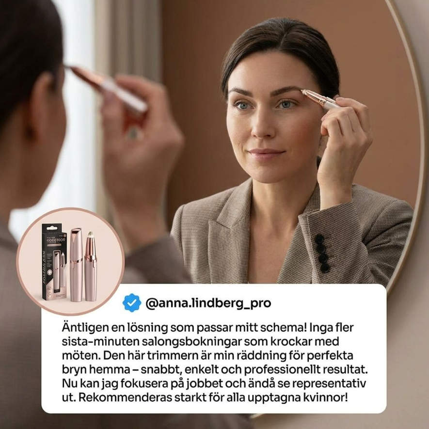 NOVA Skin┃2-i-1 trimmer för bryn och ansikte